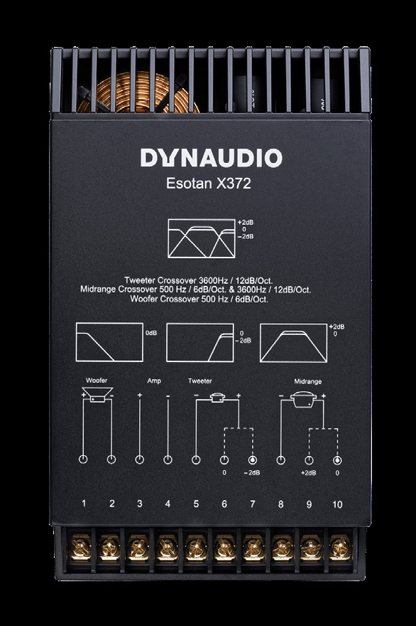 Phân tần cho hệ thống loa cánh cửa Dyn Audio Esotan 372 MK II
